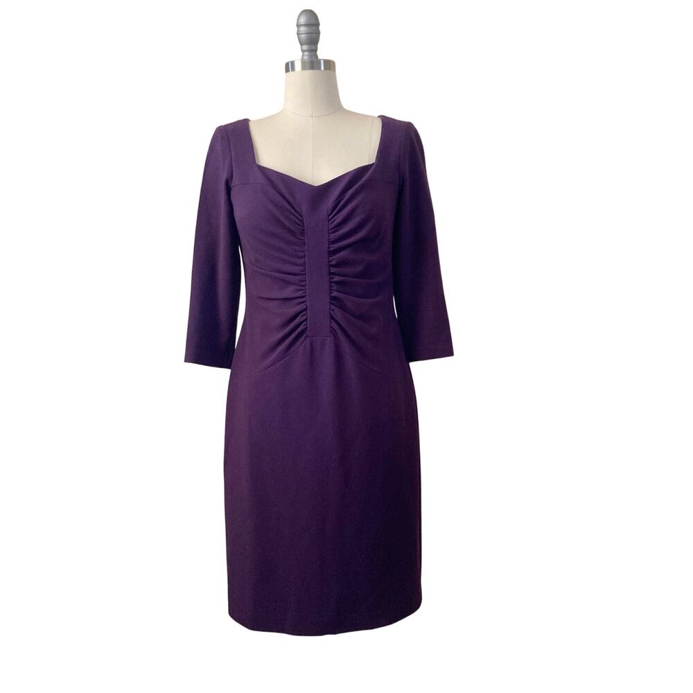 David Meister Women's Dress Size 2 Purple Cocktail Evening